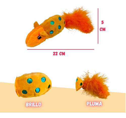 Juguete Macotas Gato Kon Pluma 1