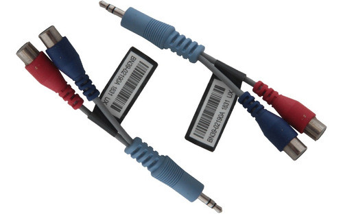 Kit 2 Cabo Av Original Adaptador P2xrca Bn39-02190a Samsung 0