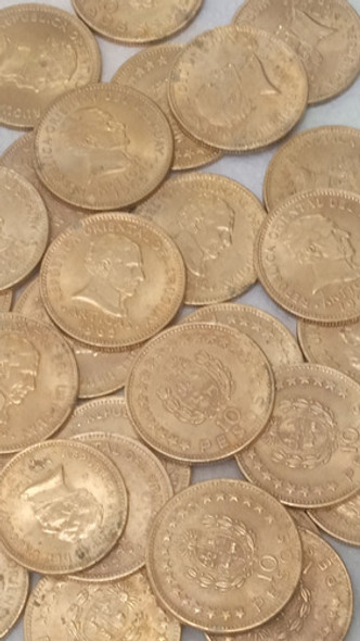 .monedas De Uruguay De 10 Pesos De 1965, 0