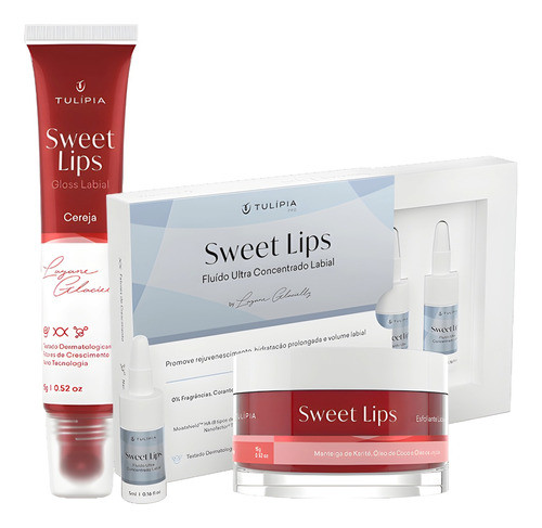 Kit Sweet Lips Cereja Profissional Tulípia 0