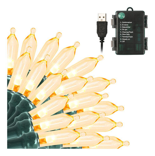 Vtechology Guirnalda De Luces Led Para Rbol De Navidad De 33 0