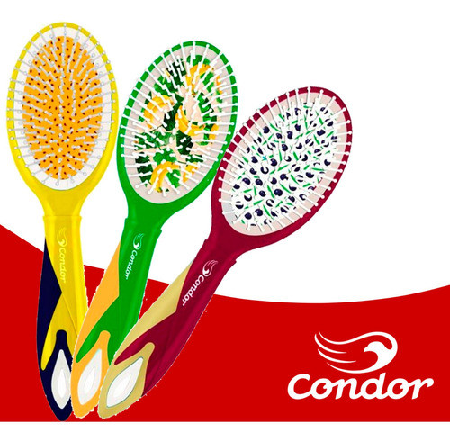 Escova De Cabelo Profissional Condor Aromatizada Superfoods 1