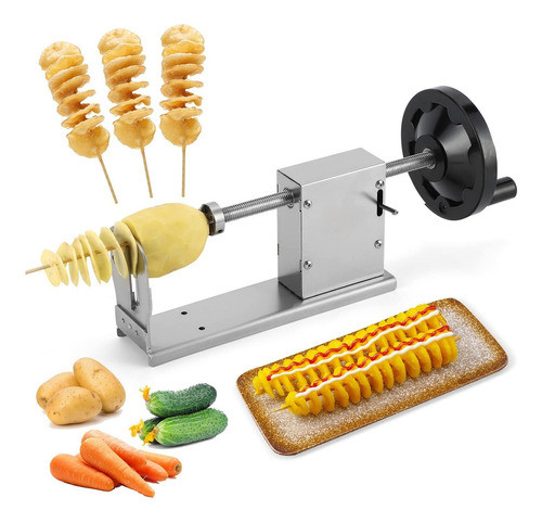 Cgoldenwall Cortador Manual De Patatas Tornado 3 En 1, Cort. 0