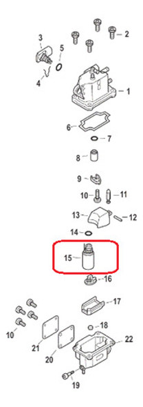 Bomba Combustível Motor Popa Mercury 20hp Efi 4t 1