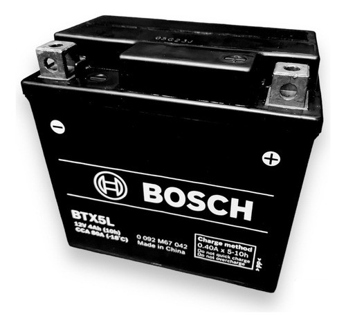 Bateria Bosch Motobtx5l-bs Gel Honda Cg New Titan 150 0