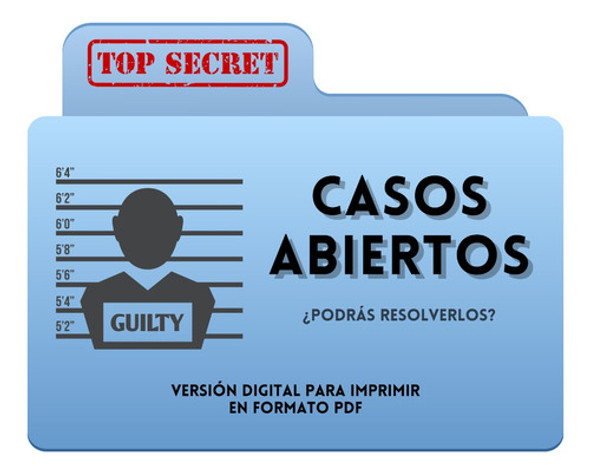 Crimen Sin Resolver | N°2 Casos Abiertos | Juego Digital Pdf 0