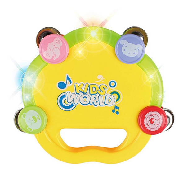 Pandereta Infantil Con Luces 20 Cm Ploppy 815164 0