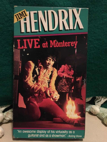 Fita De Vídeo Cassete Jimi Hendrix Vhs Original Importada. 0