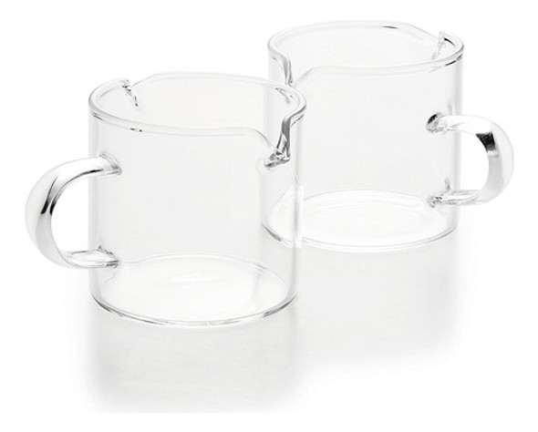Vasos De Shot De Doble Pico Para Leche, 2 Tazas De Vidrio Cl 0 Vasos De Shot De Doble Pico Para Leche, 2 Tazas De Vidrio Cl 0