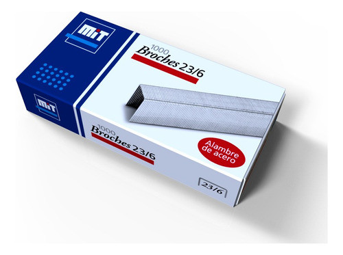 Broches Mit 23/6 Para Abrochadora X1.000 Unidades 0