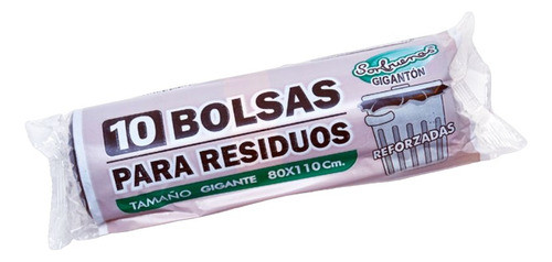 Bolsas De Consorcio «son Buenas» Rollo 80x110 X10 Un 0