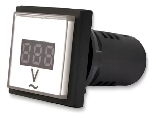 Mini Voltimetro Digital 22mm Blanco  Tbcin Ad22ds-wvs 0