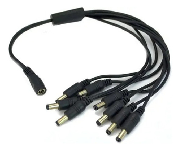 Splitter Poder Para Cámaras Cctv De 1 Hembra A 8 Macho Cuot 0