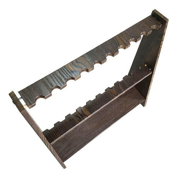 Suporte Para Taco De Bilhar, Suporte De Trapezoidal 10 Furos 0 Suporte Para Taco De Bilhar, Suporte De Trapezoidal 10 Furos 0