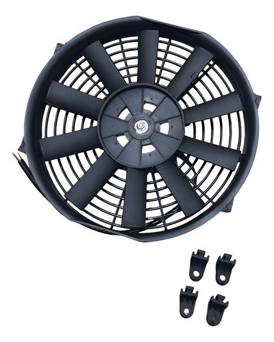 Electroventilador Extra Chato Universal 10 Pulgadas 12v 0