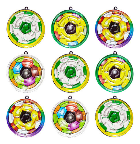 10 Laberintos Pelota De Futbol Juguete Piñata Souvenir Niño 0
