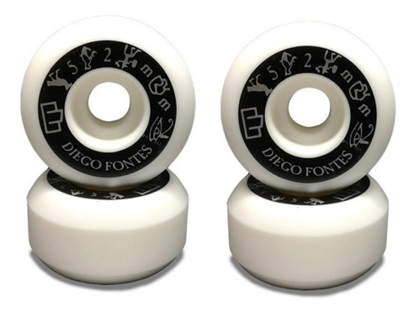 Roda Moska 52mm 55d Pro Model Diego Fontes - Skate 0