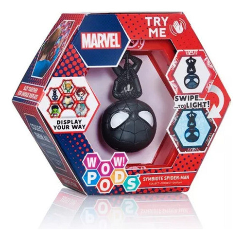 Wow 59081 13cm Luz De Noche Marvel Symbiote Spiderman Niños 0