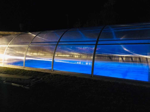 Cerramiento Para Piscina Cúpula Desmontable Aluminio Y Poli 0