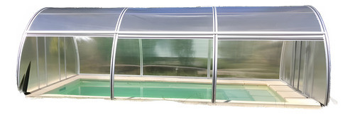 Cerramiento Para Piscina Cúpula Desmontable Aluminio Y Poli 1