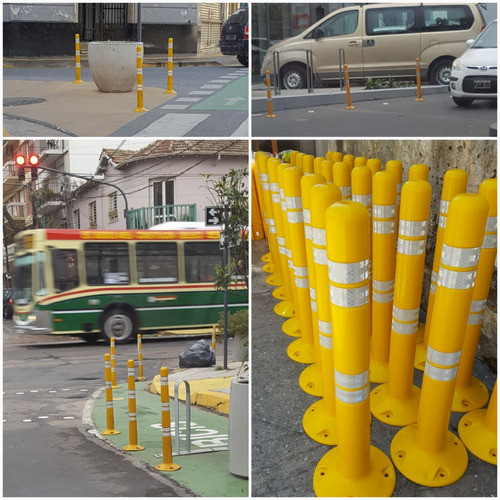 Delineador Flexible Poste Divisor Calzada Bicisenda 1
