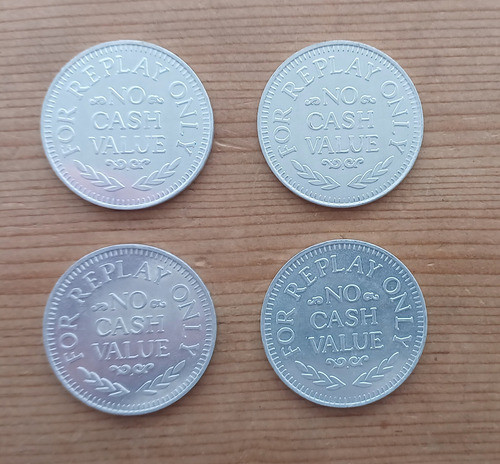 Lote 4 Antigas Ficha No Cash Value - México 1