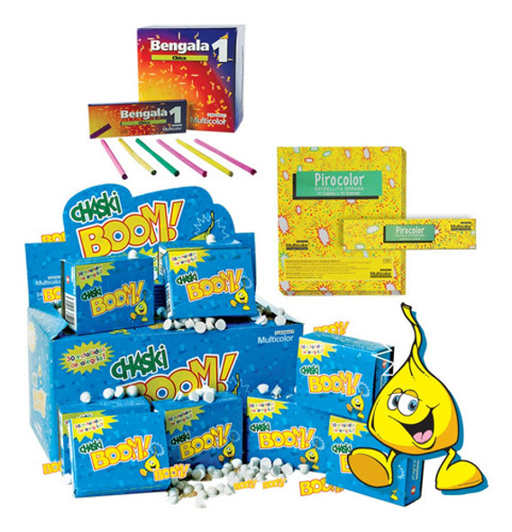 Combo Chaski Boom, Estrellitas Y Bengalitas. 20u. Oferta! 0