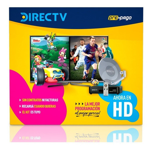 Antena Directv Prepago Hd Sin Abono Kit Autoinstalable 46 Cm 0
