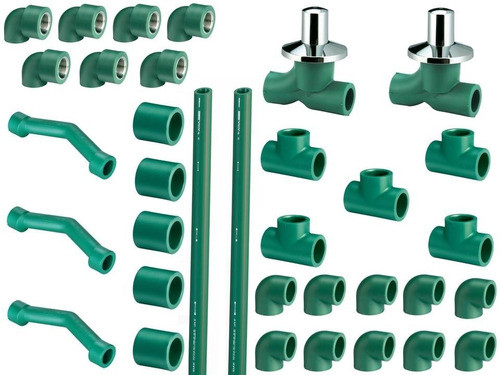 Kit Instalación Baño + Tubos 25mm Fusion Acqua System 034 0