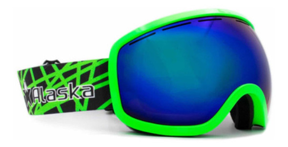 Antiparra Para Ski Alaska Anti Fog, Verde 0 Antiparra Para Ski Alaska Anti Fog, Verde 0