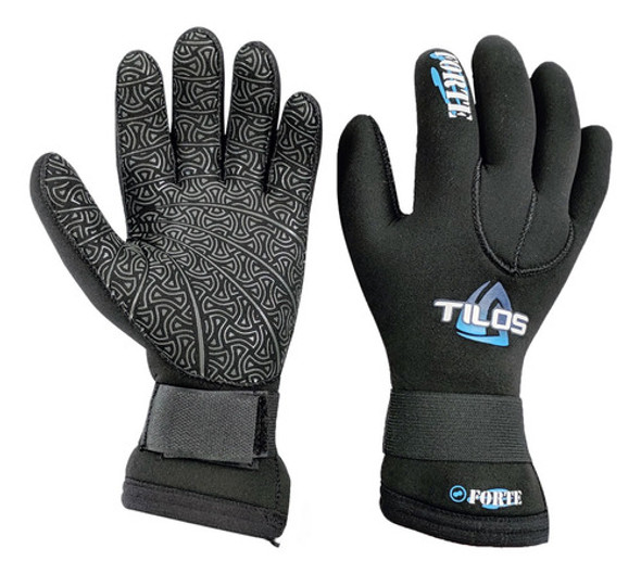 Guante Buceo 3mm Titanium Con Velcro 0