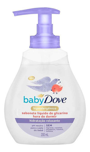 Dove Baby Sabonete Líquido Hidratação Relaxante Com 400ml 0