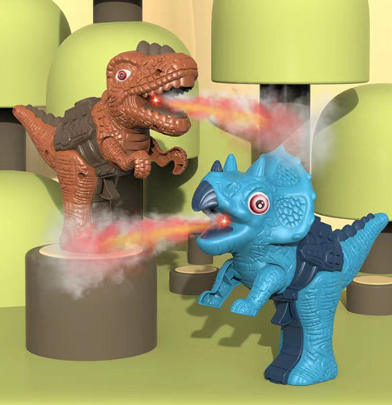 Brinquedo De Dinossauro Elétrico Infantil Que Respira Fogo 1