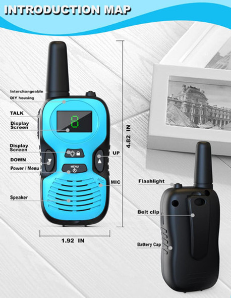 Radiotransmisores Recargables Para Niños, Pack De 3 Para Cam 1