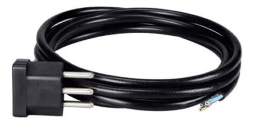 Plug 90° C/ Rabicho Pp Circular 3x1mm 2 Metros 10a Margirius 0