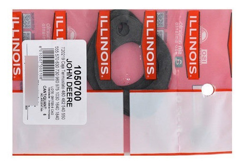 Junta T20219 Caja Termostato John Deere 2530 1