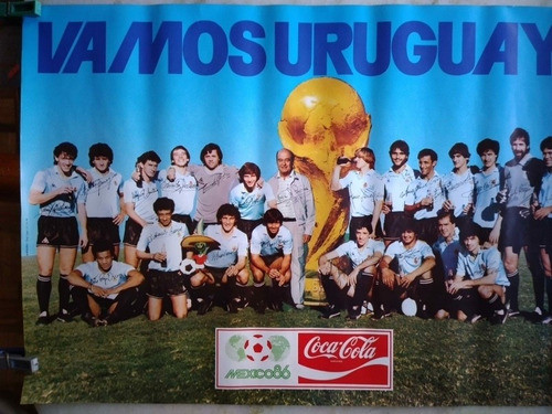 Poster Seleccion Uruguaya De Futbol, Mundial Mexico 1986 0