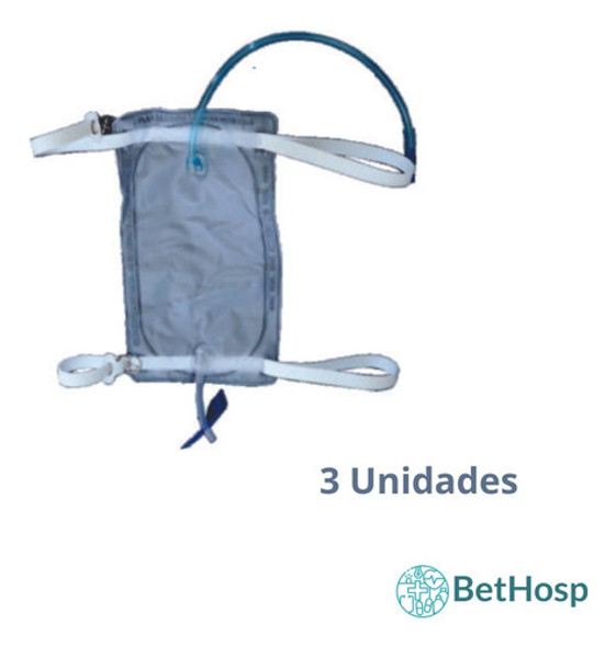 Bolsa Drenagem De Urina Perna 750ml Sist.fechado - 3 Un 1