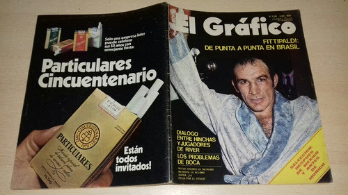 El Grafico Nº 2784 13/02/73 Boca Huracan Nene Guidi Monzon 1