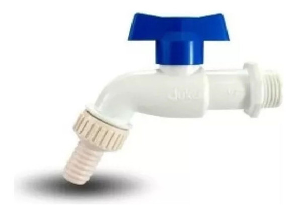 Canilla Esferica Plastica ½  Con Pico Duke - X12 Ud 0