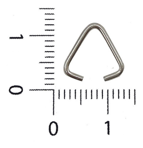 Triangulo Union Argolla Llavero Niquel X 100 Unidades 1