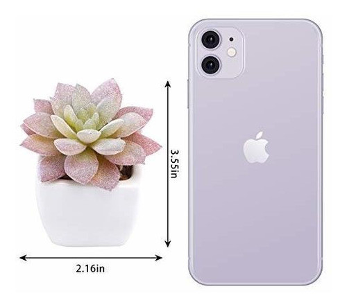 Funarty Plantas Suculentas Artificiales En Maceta Pequeñas P 1
