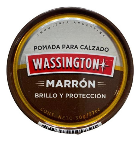 Pomada Para Calzado Wassington  X 30 Cc X 12 Unidades 1