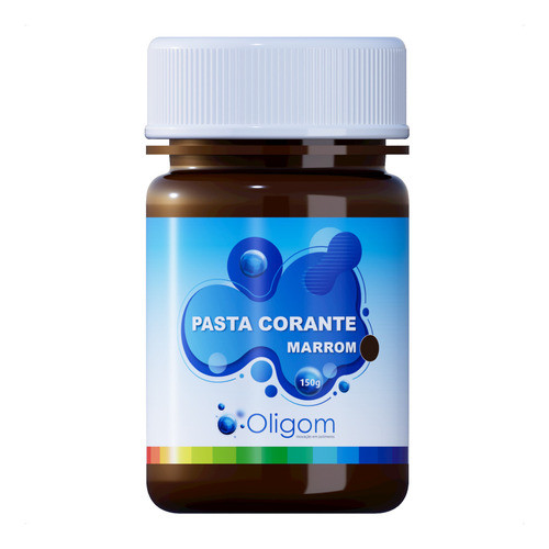 Pigmento Pasta Corante Resina Epóxi Cor Marrom Pote 150g 0