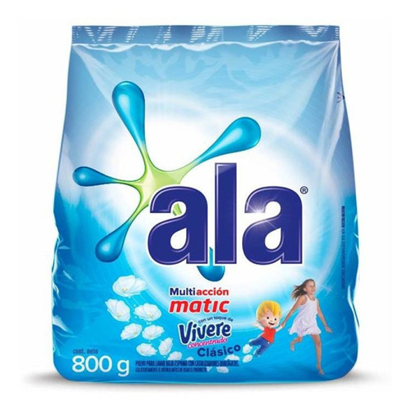 Pack X 48 Unid. Jabon En Polvo  Matvivcla 800 Gr Ala Pro 0