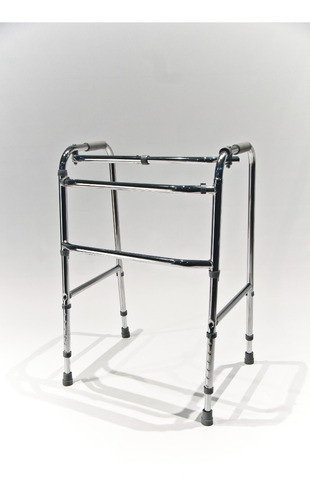 Andador Ortopédico Articulado Regulable Plegable Cromado 1