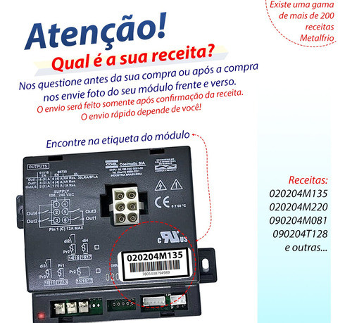 Controlador Original Metalfrio Sorveteiro Vf28f 020204m220 1