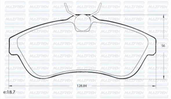 Pastilla Freno Citroen C3 1.4 Hdi - 1.6 16v 02/ 1