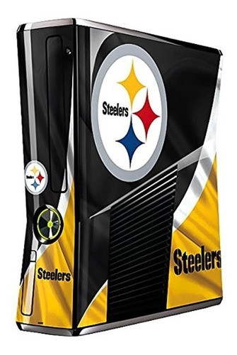 Skiners Nfl Pittsburgh Steelers Xbox 360 Slim 2010 Skin Pitt 0