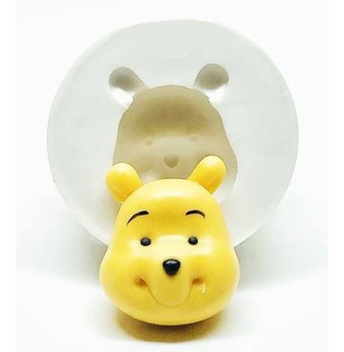 Molde De Silicone Urso Pooh - Rosto 0